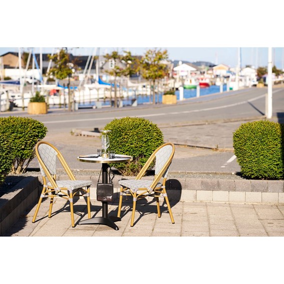 Stół Bistro HOUSE NORDIC fi60 Biały Marmur