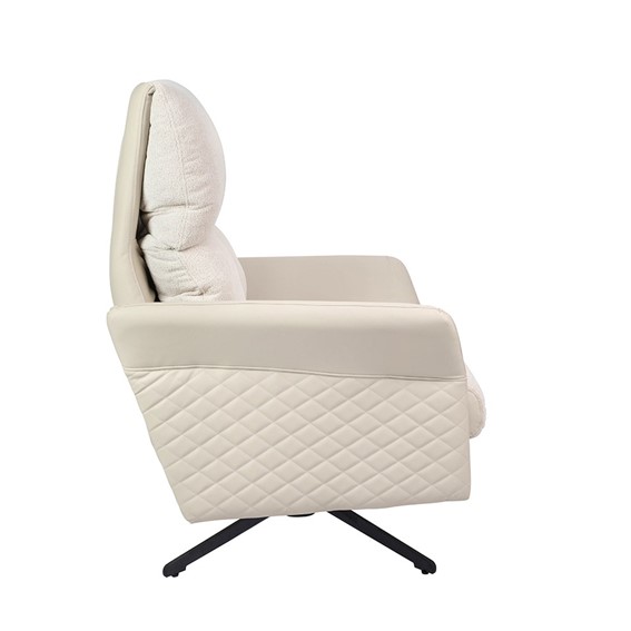 Fotel Obrotowy RELAX Beżowy/Czarny