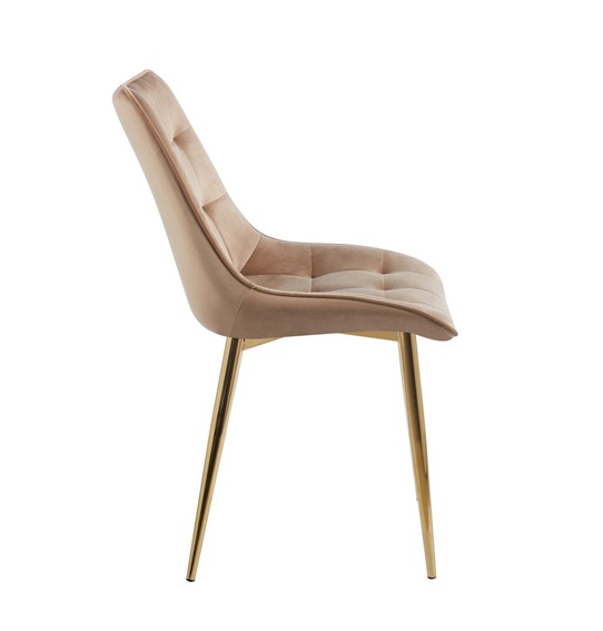 Krzesło Velvet J262-1 Cappuccino/Złoty