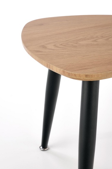 Zestaw 2 Ław Nicea 2 40x40x41 Dąb Złoty/Czarny