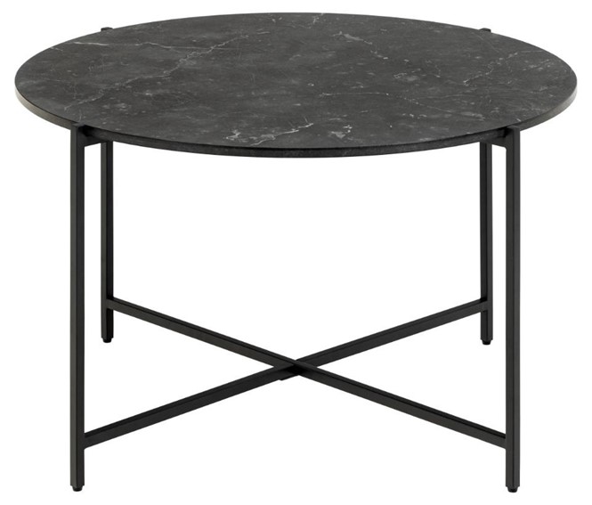 Stolik Kawowy LAMOINE Fi70cm Czarny