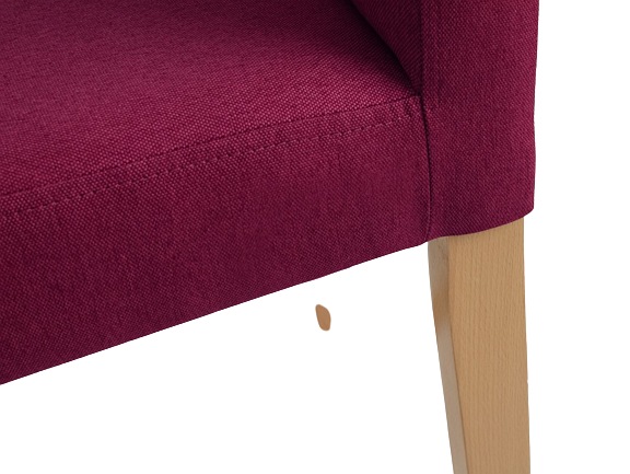 Stołek Barowy Wilton Bar 47x40x104 Landrynkowy Róż/Naturalny