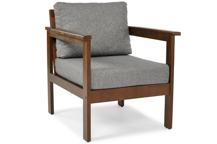 Zestaw Ogrodowy BELLA 4 Osobowy Brązowy/Grafitowy