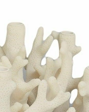 Świecznik CLARICE Biały