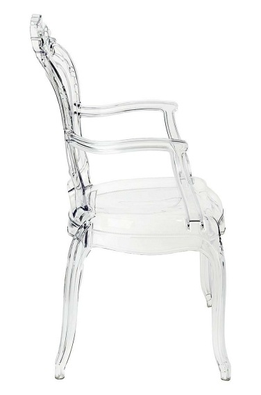 Krzesło KING ARM Transparentny/Poliwęglan