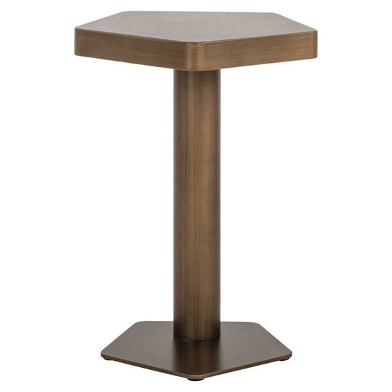 Stolik HEXA 45x44cm Złoty