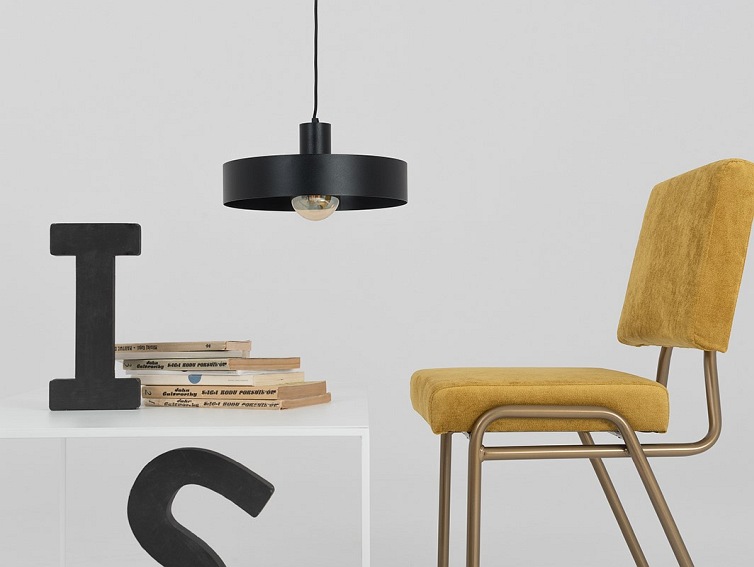 Lampa wisząca FAY 1 L – czarny