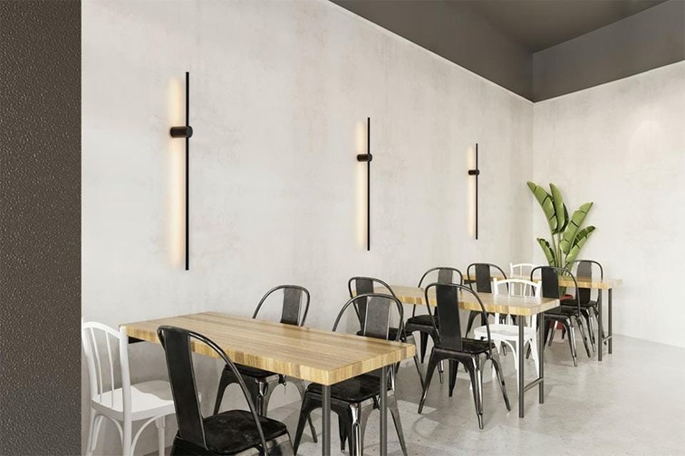 Lampa Ścienna OMBRE 120 Czarna