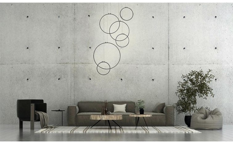 Lampa Wisząca CIRCULO SIX Czarny