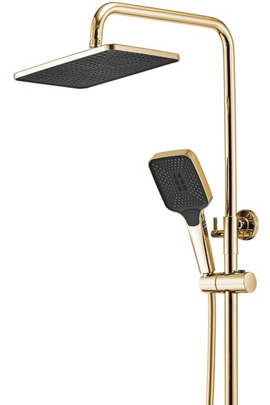 Zestaw Natryskowy ROB z Termostatem Złoty