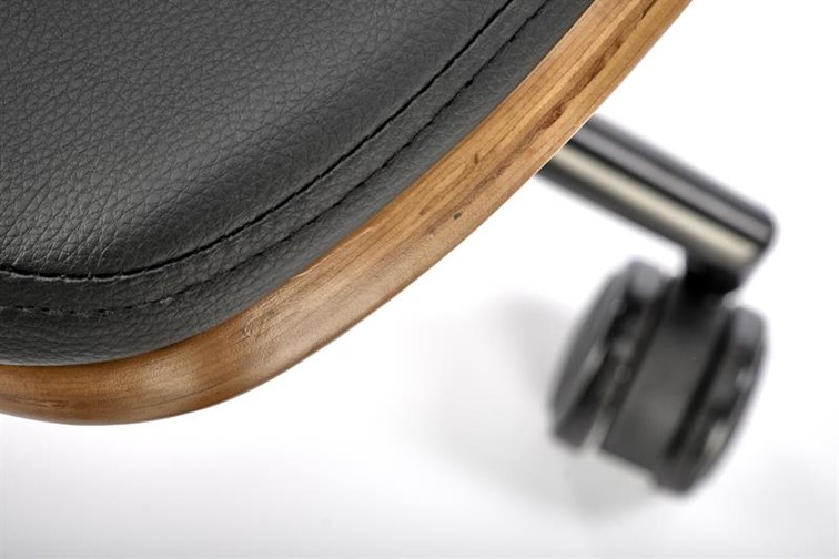 Fotel Gabinetowy WEBER Orzech/Czarny