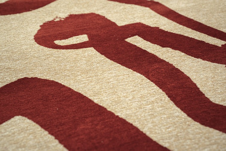 Dywan RIBBON RED 9847 170x240 cm Bordowy/Beżowy