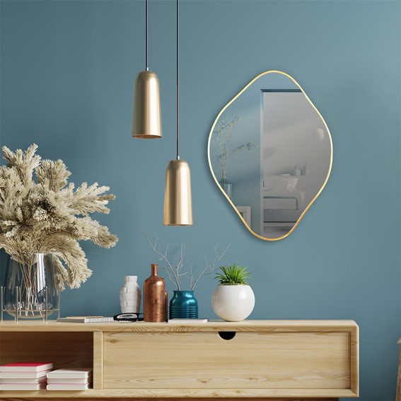 Lustro DIAMOND 60cm Złoty