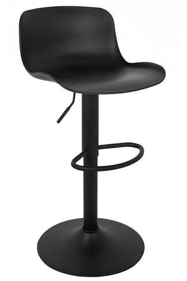 Krzesło Barowe Regulowane Stor 45x43x81 Czarny