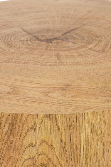 Ława BROOKLYN S fi45 Dąb/Czarny