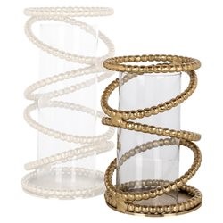 Świecznik JADEN L Złoty