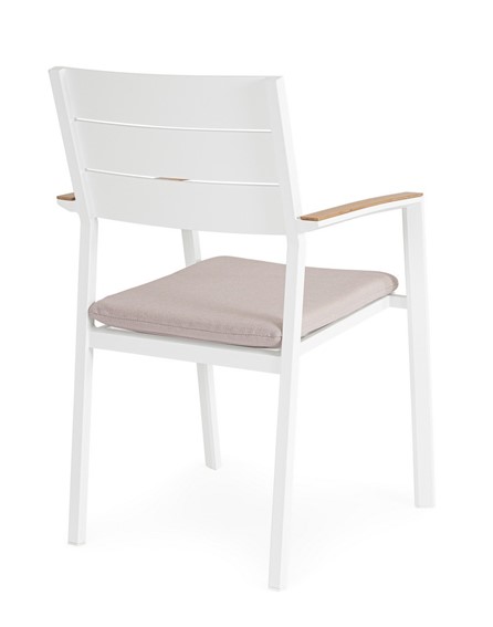 Krzesło Ogrodowe ZELMAR Biały