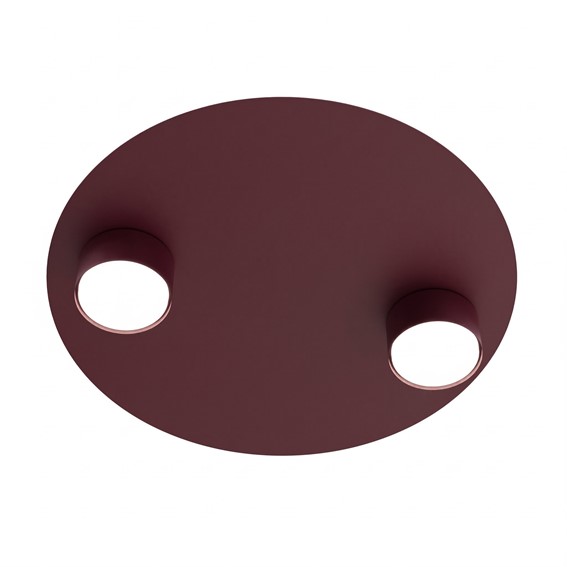 Lampa Sufitowa BOLX 2 Burgundowy