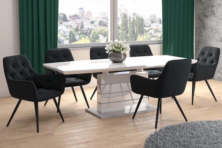 Krzesło Velvet HF-058 Czarny