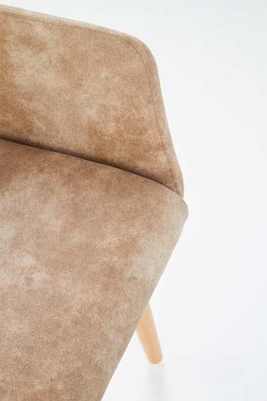 Krzesło K287 Buk/Beżowy