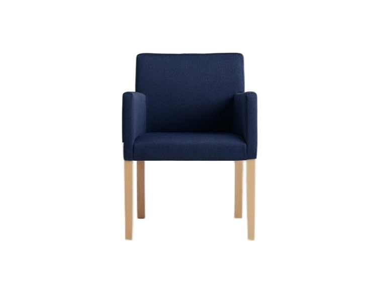 Fotel Wilton Arms 84 60x61x84 Atramentowy/Naturalny