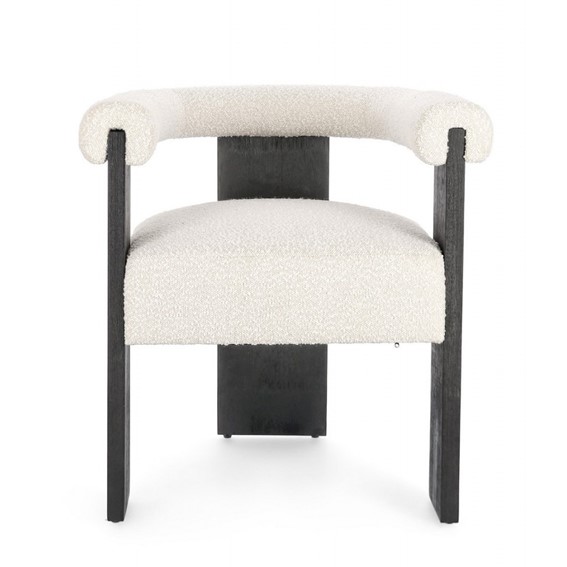 Krzesło AGAPE Czarny/Biały