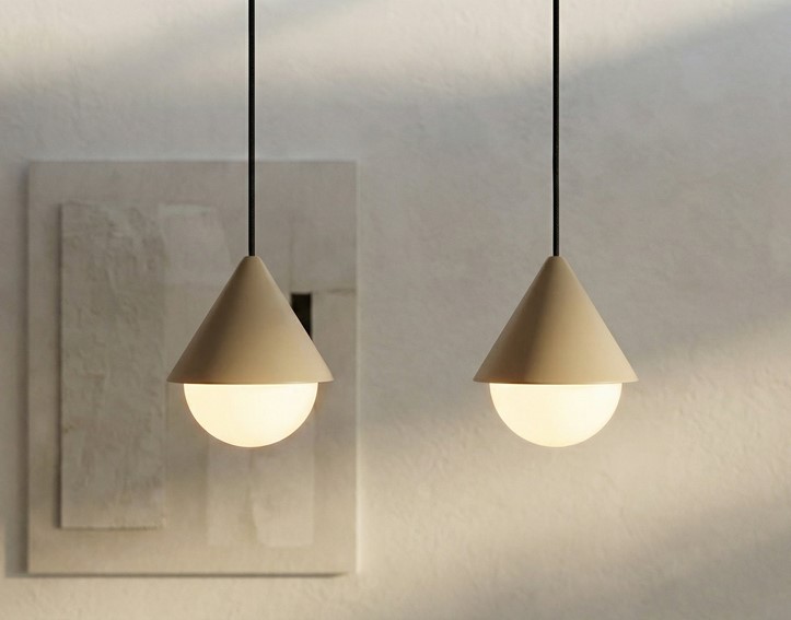 Lampa Wisząca GIRO 6 PREM Czarny/Beżowy