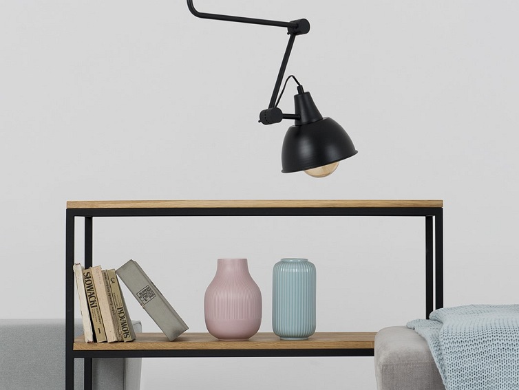 Lampa Wisząca Coben Long 18x30x140 Czarny