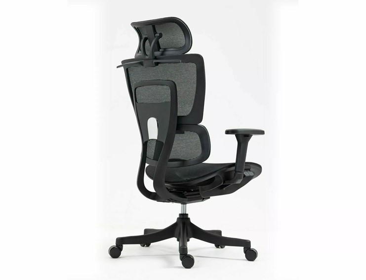 Fotel Biurowy Obrotowy Winner Czarny/Czarny