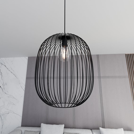 Lampa Wisząca ONYX 1 Czarny