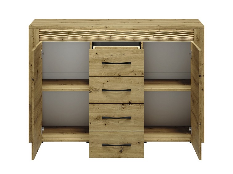 Komoda Artis 07 40x138x94 Dąb Artisan