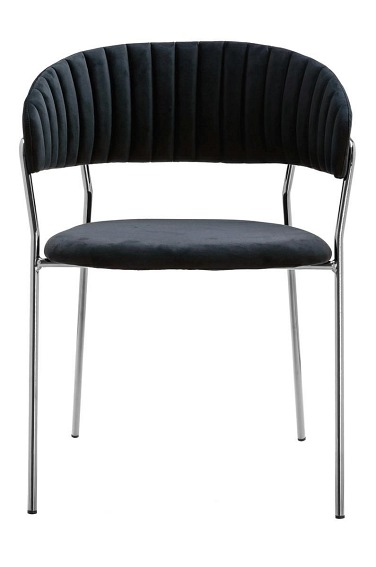 Krzesło MARGO SILVER Czarny