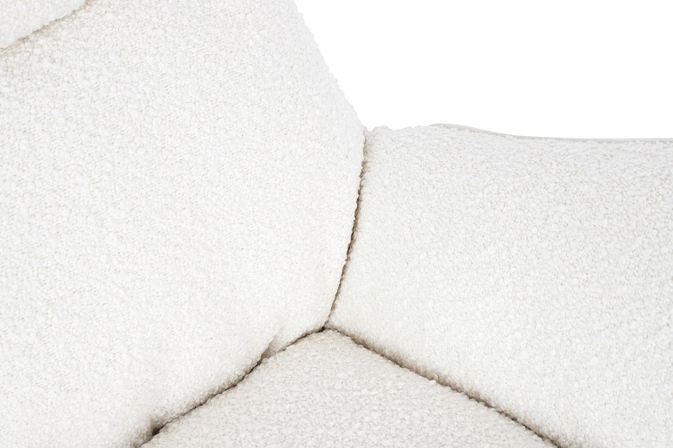 Fotel Bujany OTILIA Biały