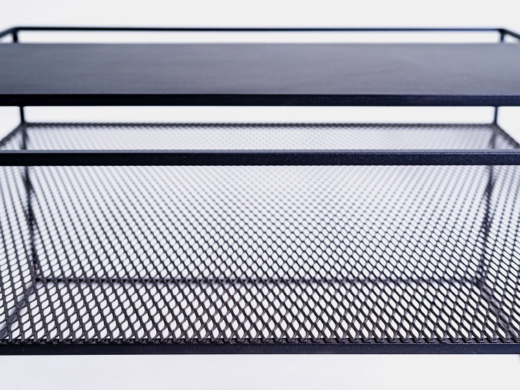 Stół Kawowy Matrix Metal 80x80 Czarny