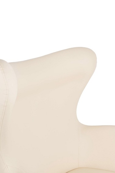 Fotel EGG Szeroki PU Beżowy