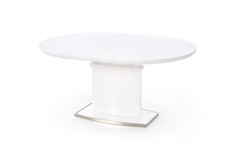 Stół Rozkładany FEDERICO (160-120)x120 Biały