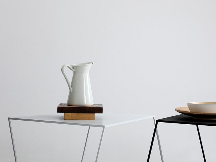 Stół kawowy ZAK METAL 80 Czarny