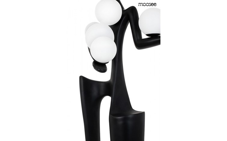 Lampa Podłogowa HUMAN DREAMER Czarny/Biały
