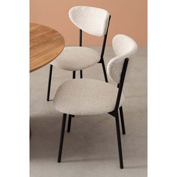 Krzesło LUDMILLA Beżowy