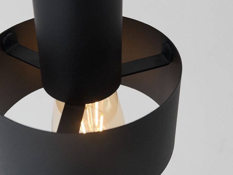 Lampa wisząca FAY 1 S – czarny