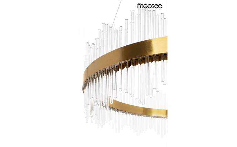 Lampa Wisząca FLORENS 60 Złoty/Transparentny