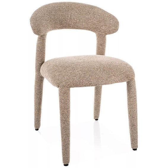 Krzesło CAVA Beż/Czarny Mat