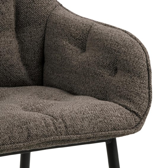 Krzesło BROOKE Brązowy