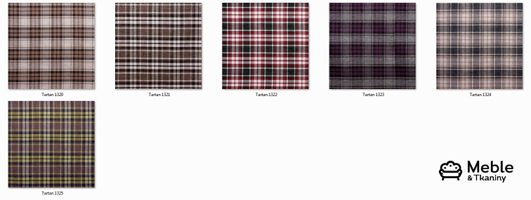 Tkanina Tartan 1322
