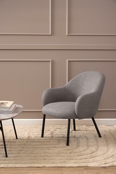 Fotel SPENCER Jasny Szary Basel 34