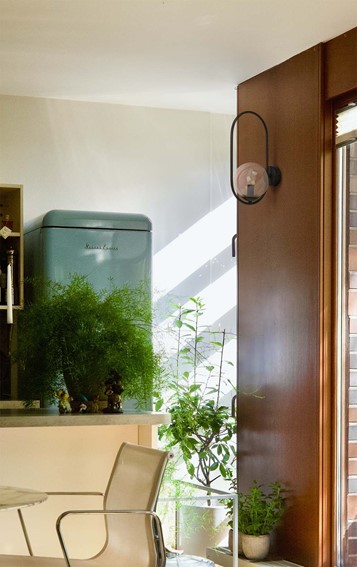 Kinkiet VENTA K-5125 Czarny/Bursztynowy