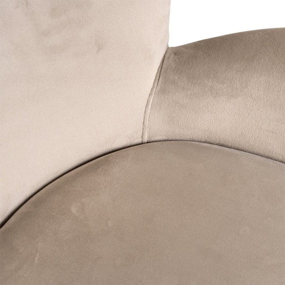 Krzesło AMBER Velvet Khaki