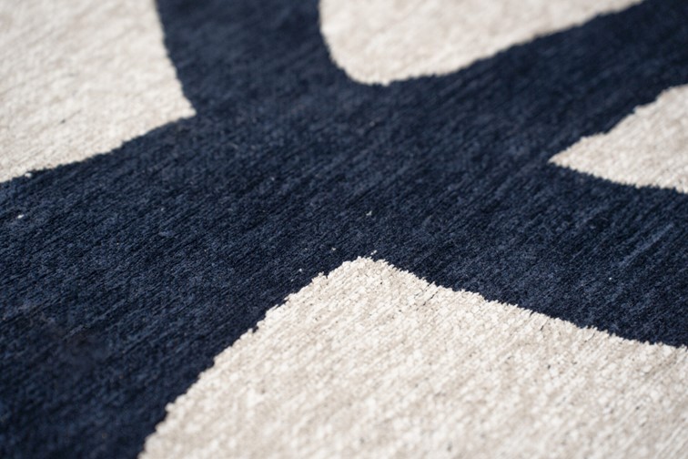 Dywan RIBBON SEA INK 9849 140x200 cm Granatowy/Beżowy