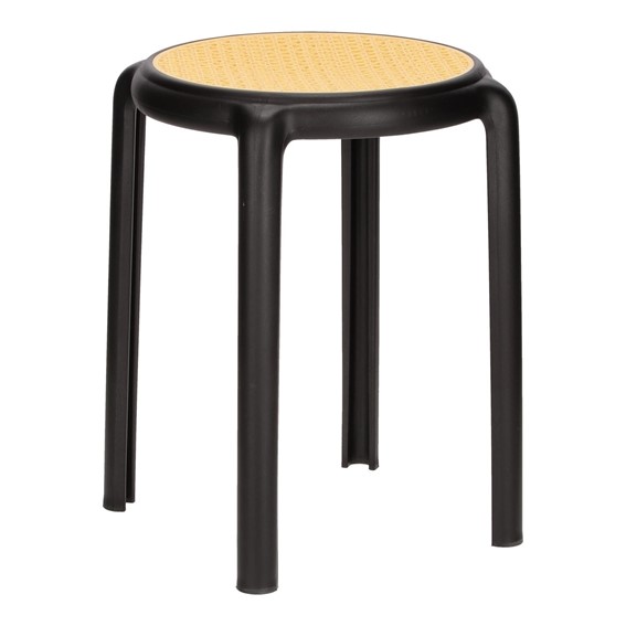 Stołek ZULA Czarny