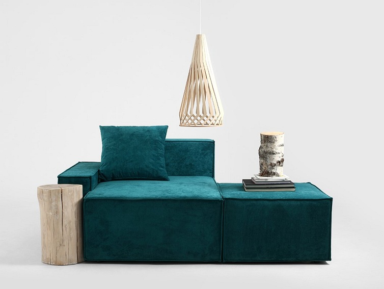 Moduł sofy MODU 130/115 BL